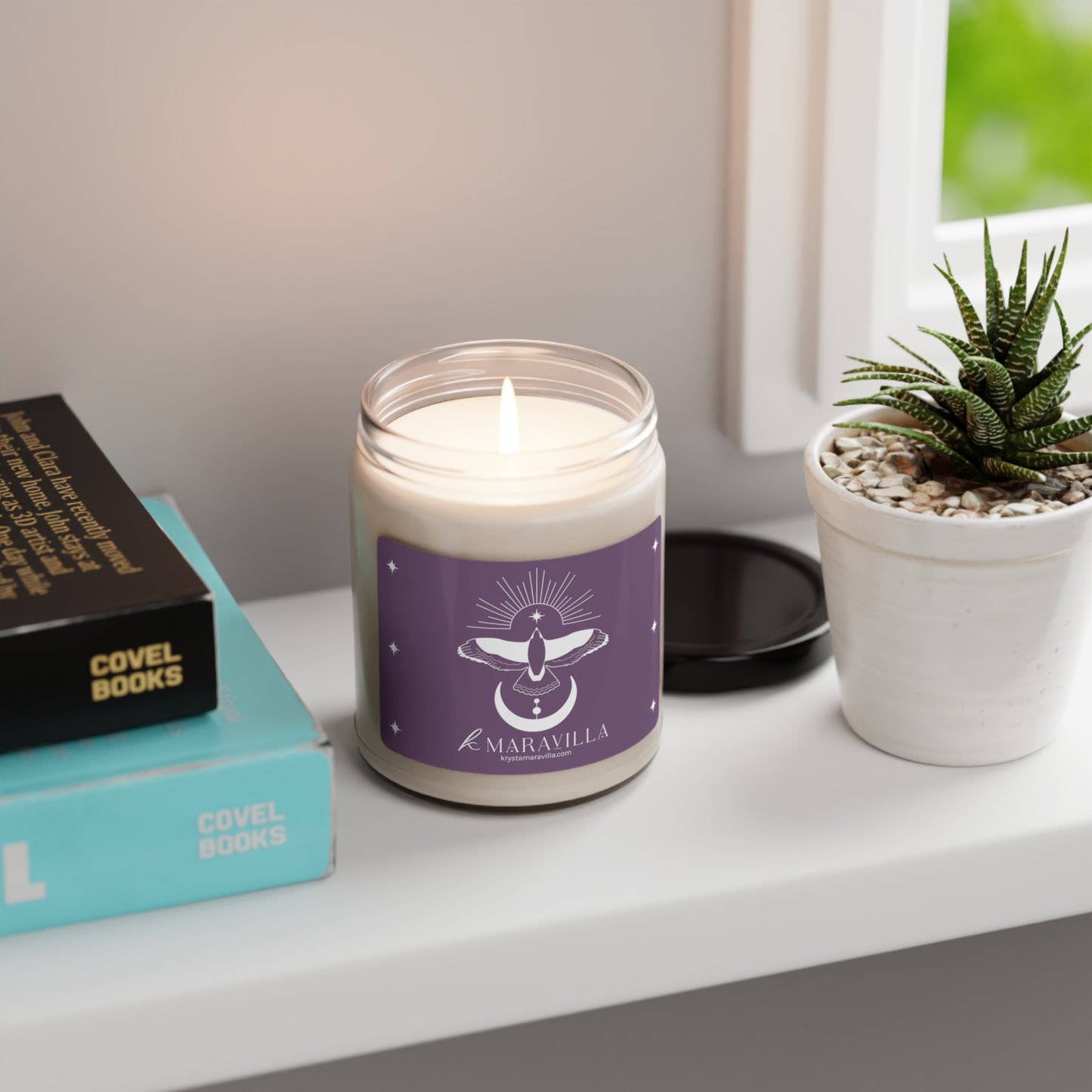Maravilla White Sage & Lavender Scented Soy Candle, 9oz