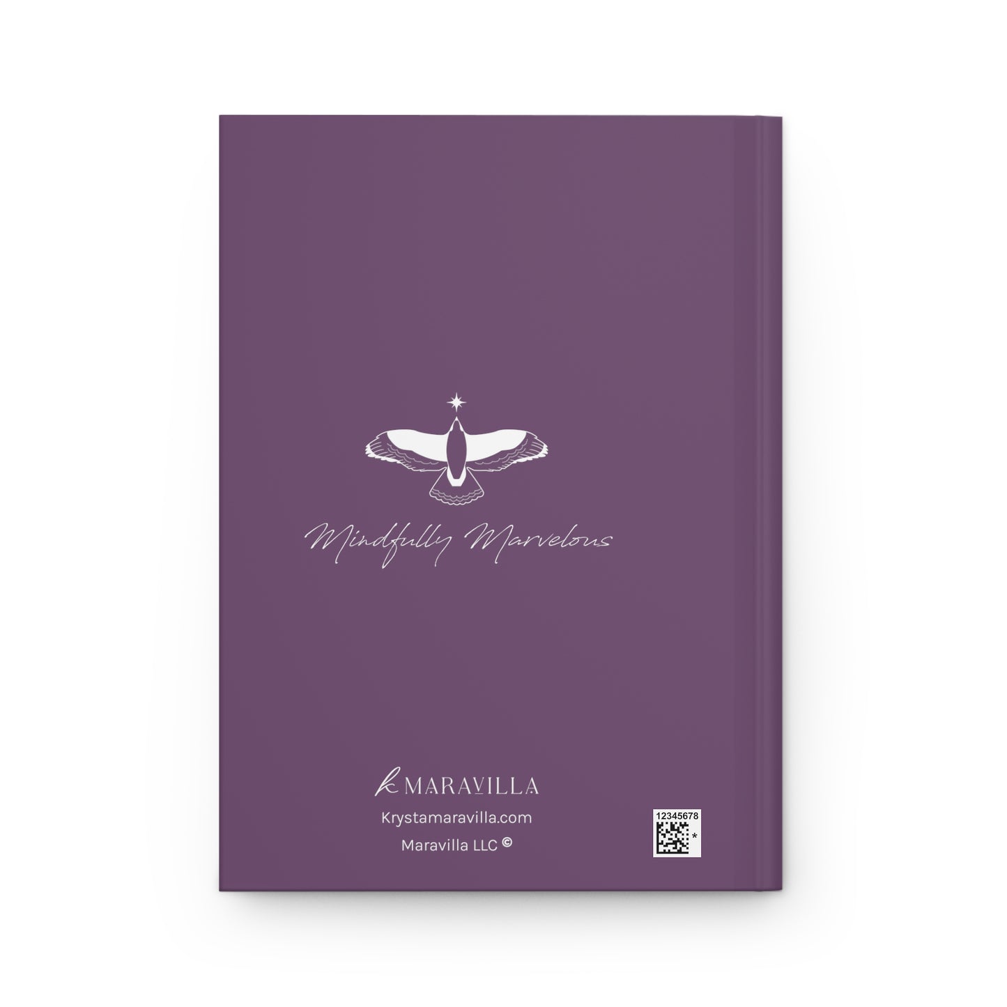 Stay Marvelous Hardcover Journal (Purple)