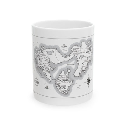 Spark's Aethra Map Ceramic Mug 11oz