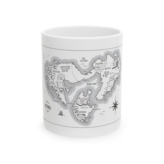 Spark's Aethra Map Ceramic Mug 11oz