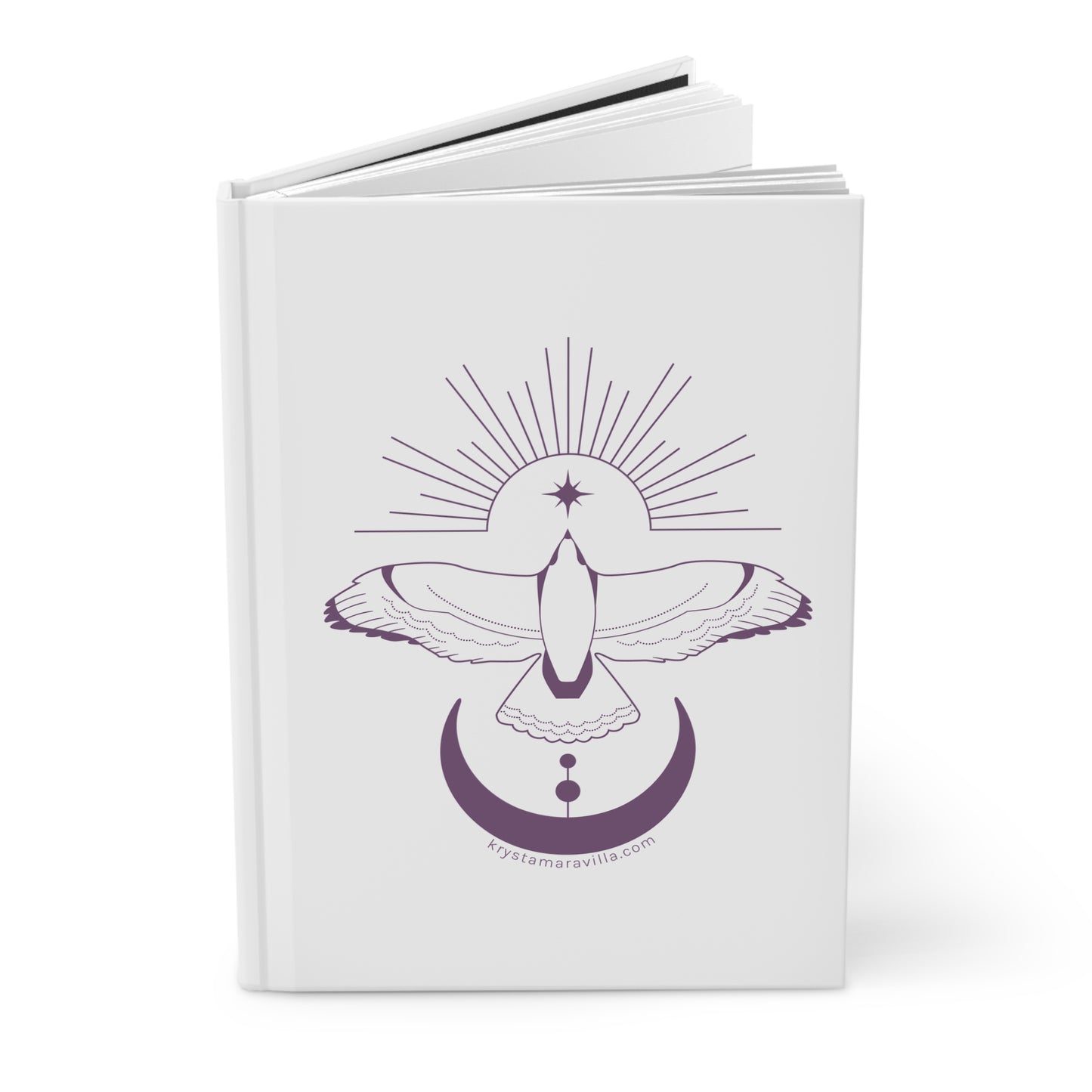 Maravilla Bird Hardcover Journal (White)
