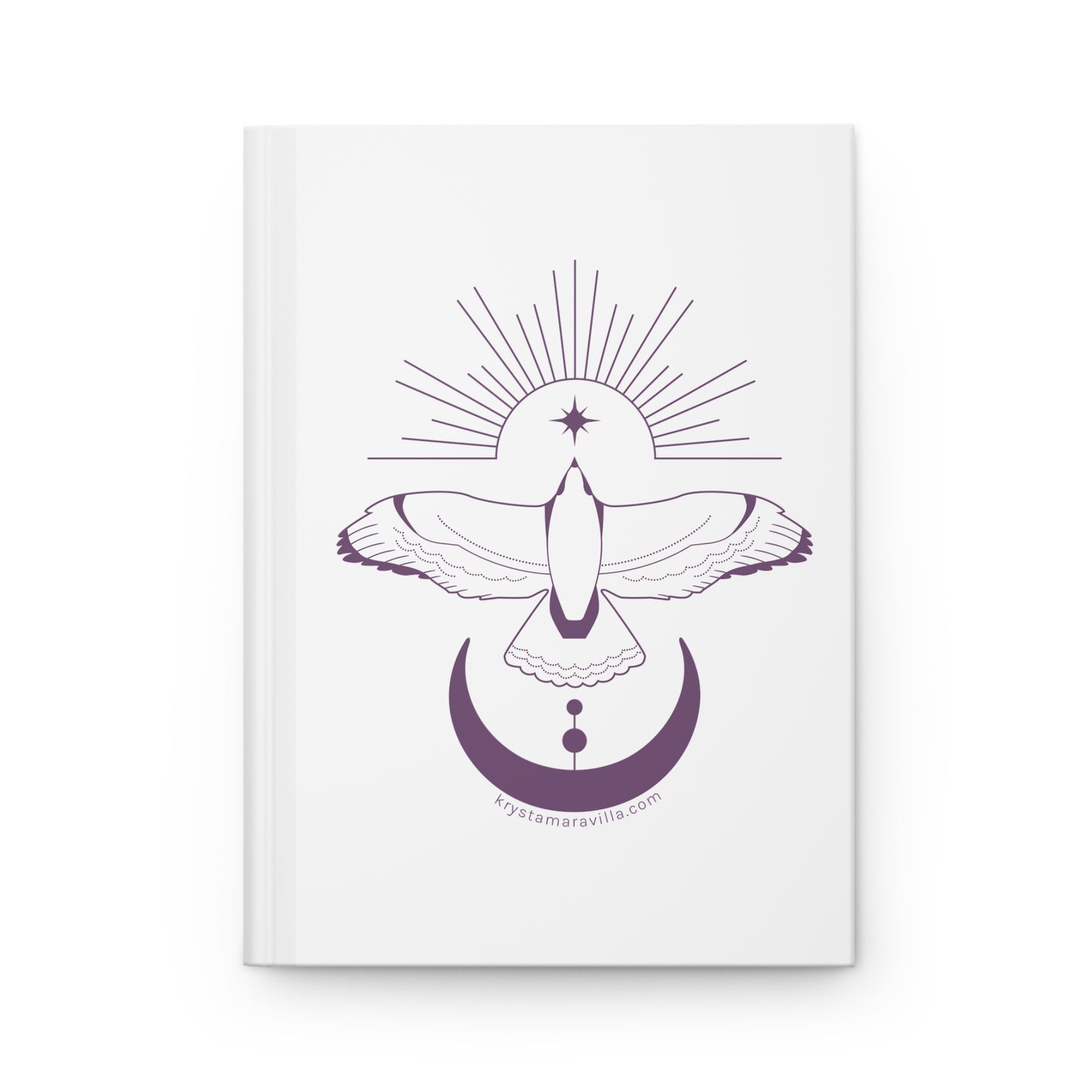Maravilla Bird Hardcover Journal (White)