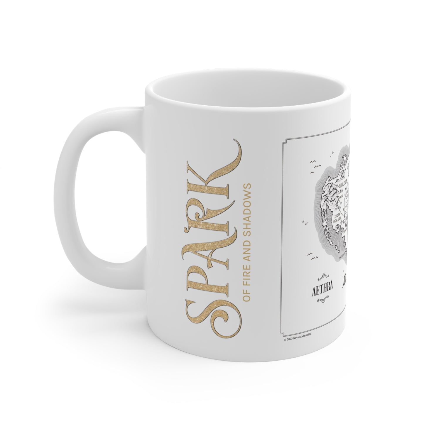 Spark's Aethra Map Ceramic Mug 11oz