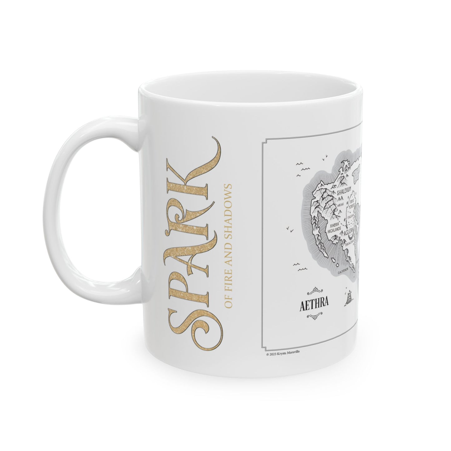 Spark's Aethra Map Ceramic Mug 11oz