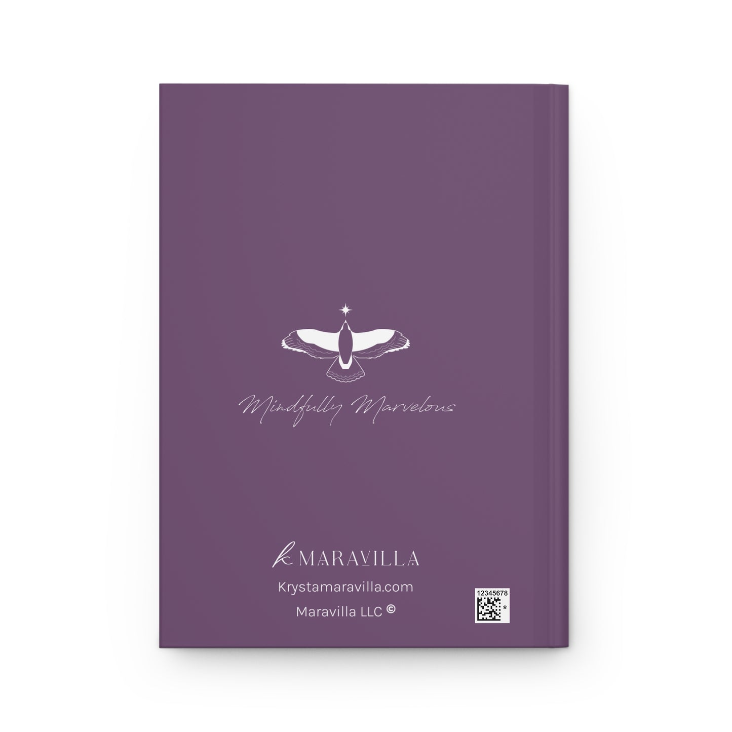 Stay Marvelous Hardcover Journal (Purple)